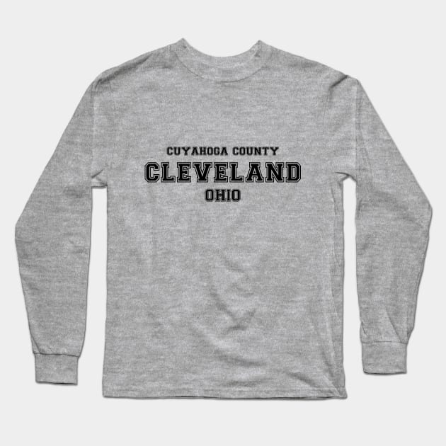 Cleveland Long Sleeve T-Shirt by RockettGraph1cs